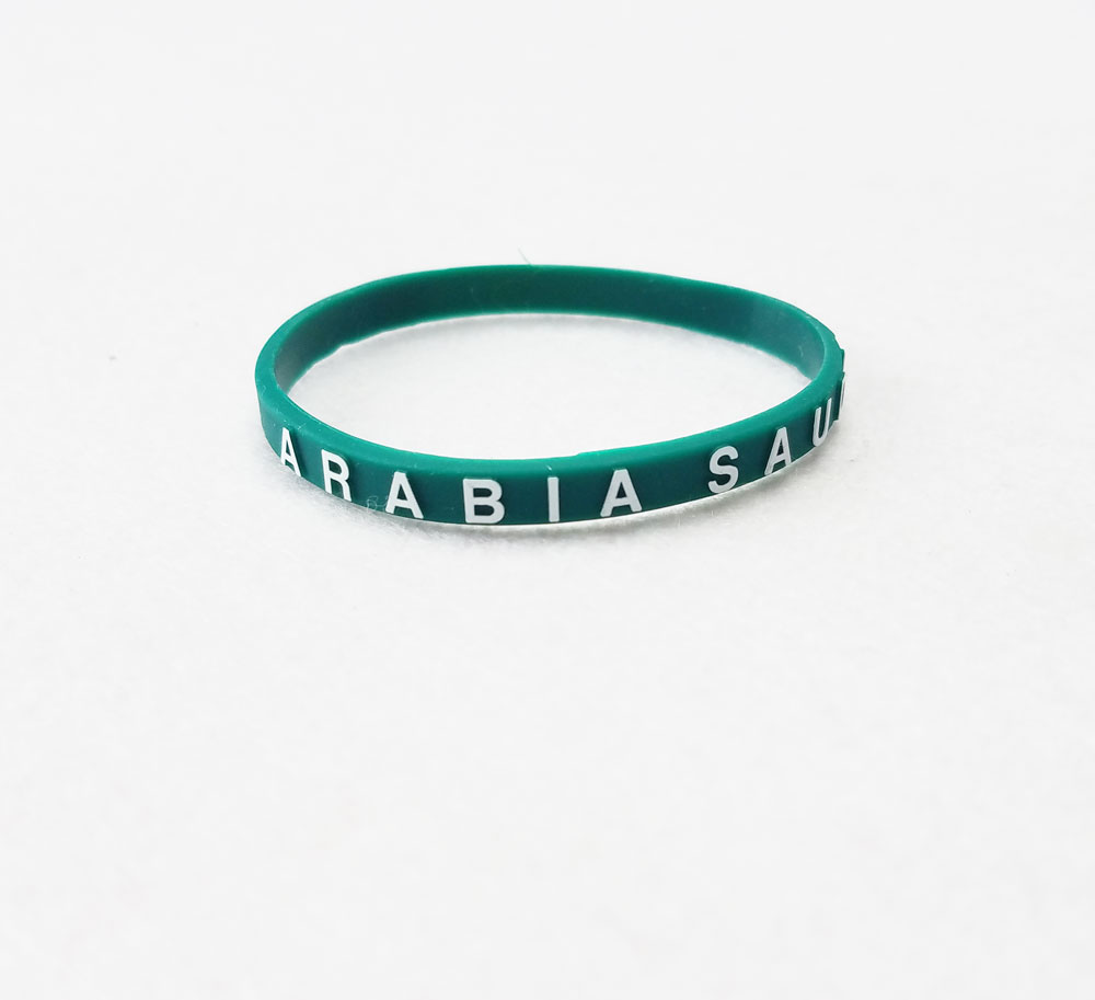 5mm width Silicone Rubber Bracelets For Gifts