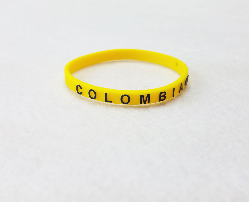 5mm width Silicone Rubber Bracelets For Gifts