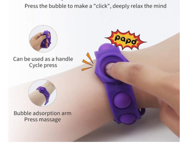 Silicone pop Bracelets For Gifts
