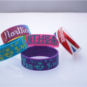 25mm width Silicone Bracelets