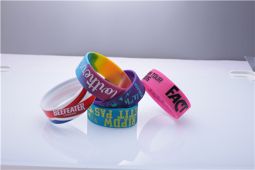 25mm width Silicone Bracelets 