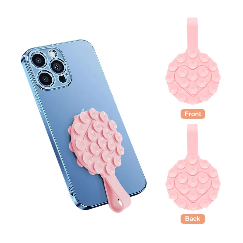 Silicone round Suction Phone Case Mount (13)