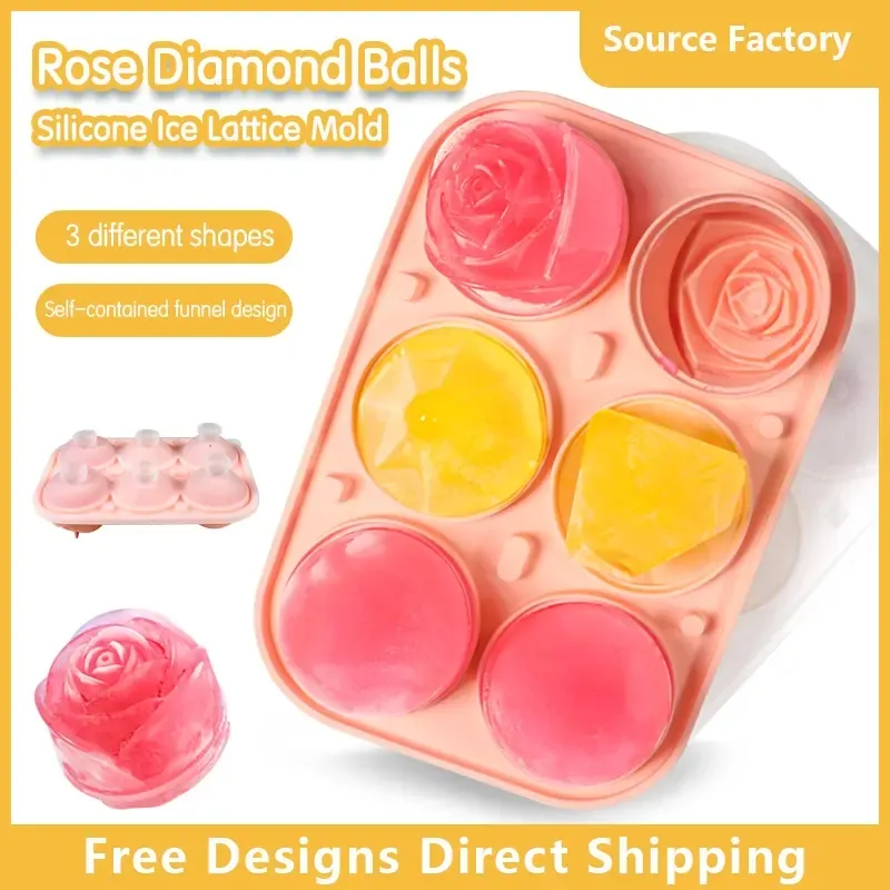 rose round ball ice mold (14)