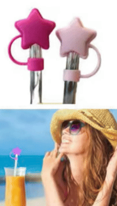 straw cap the process of putting the straw lid on