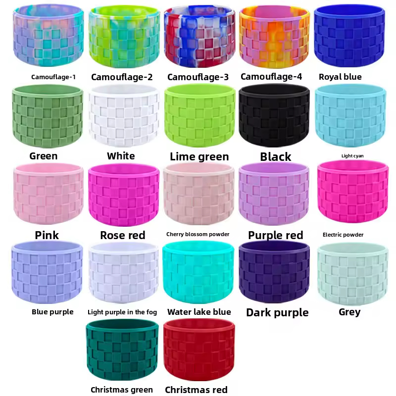 3D Checkered Textured Silicone T