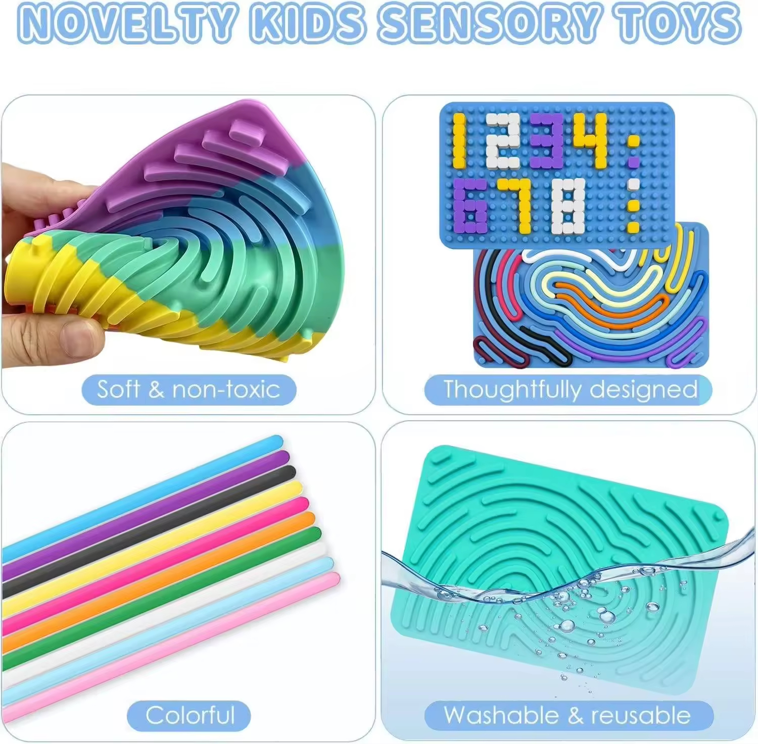 Kids Quiet Fidgets Stress Items 
