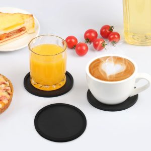 Round Silicone Drink Coasters