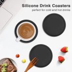 Round Silicone Drink Coasters