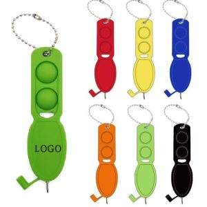 POP FIDGET ball pen key chain