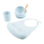 Adjustable Baby Feeding Bib with Large Pocket Food Catcher