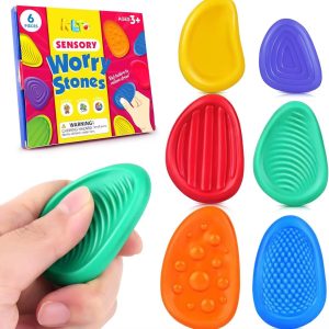 Sensory Stone Textured Soft Worry Stone