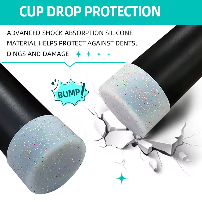 Glitter Silicone Boot for Tumbler