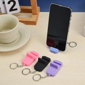 Mini Phone Stand Keychain