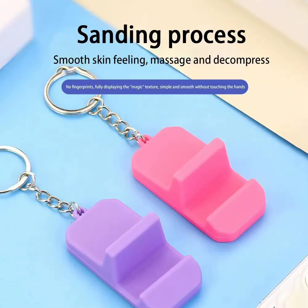 Mini Phone Stand Keychain