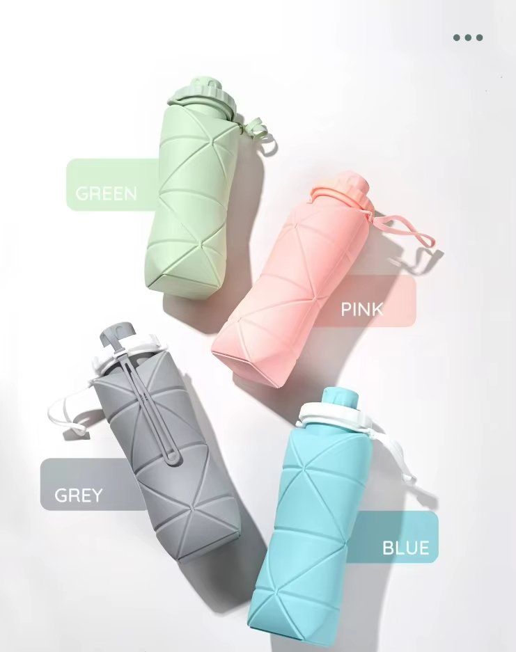 Leakproof BPA Free Foldable Sports Bottle