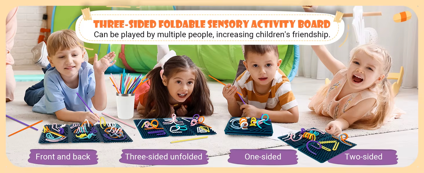 Push Peel Sensory Board Silicone Fidget Toys 