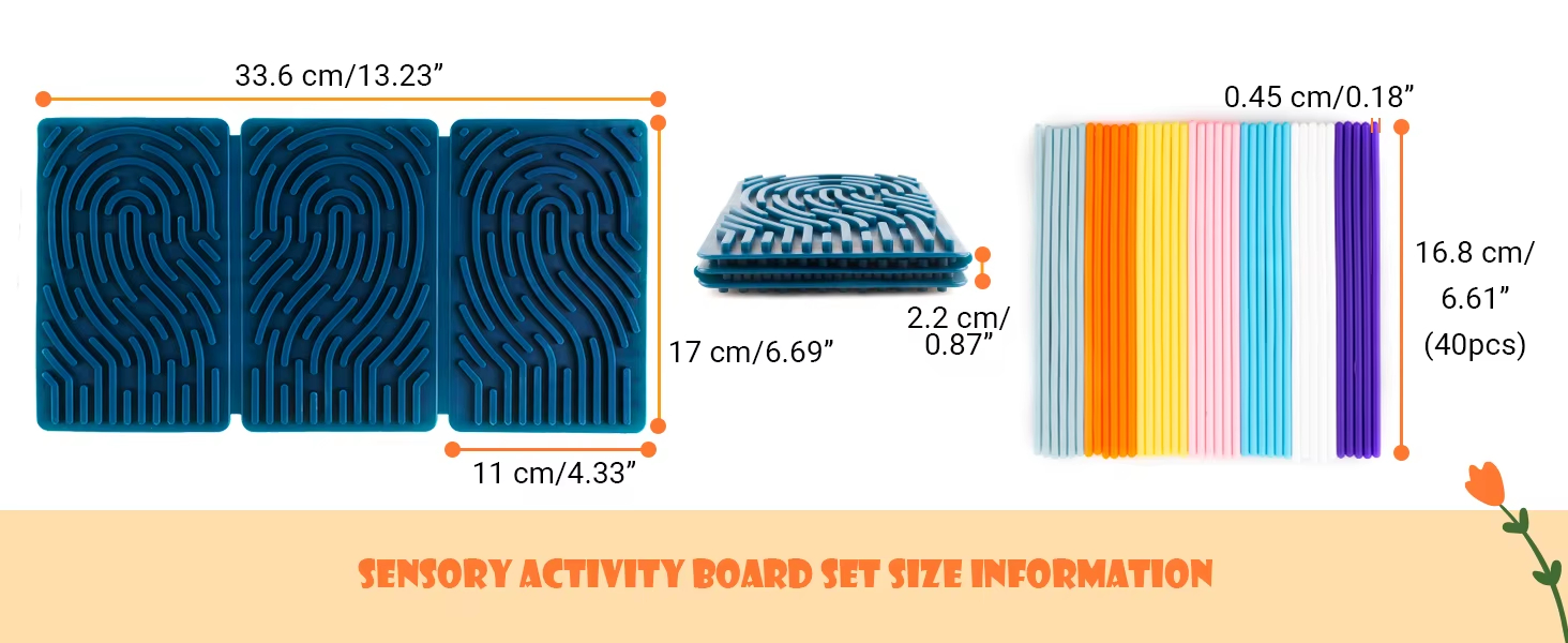 Push Peel Sensory Board Silicone Fidget Toys 