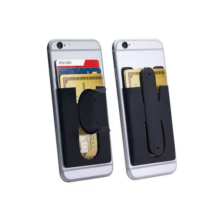Silicon Mobile Wallet with Curly Stand