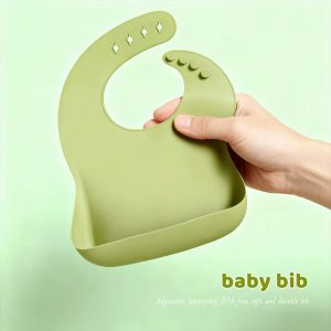BPA Free Waterproof Silicone Baby Bibs