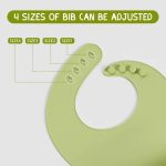 BPA Free Waterproof Silicone Baby Bibs