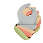 BPA Free Waterproof Silicone Baby Bibs