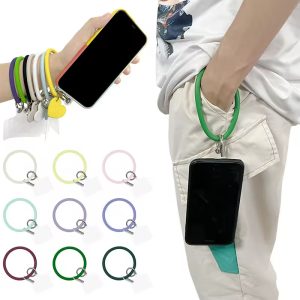 Silicone Heart Loop Phone Lanyard