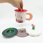 Colorful Food Grade Anti-dust Airtight Seal Lids with Fun Handle Design