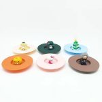 Colorful Food Grade Anti-dust Airtight Seal Lids with Fun Handle Design
