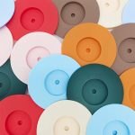 Colorful Food Grade Anti-dust Airtight Seal Lids with Fun Handle Design