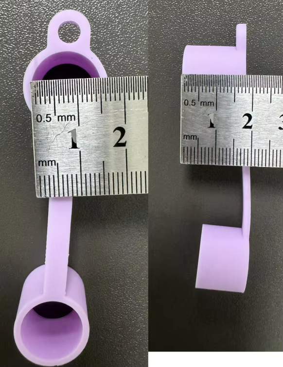 Silicone Lip Balm Holder size