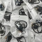 Silicone Lip Balm Holder keychain package