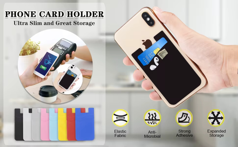 double pocket phonoe Card Holder 