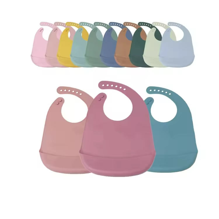 Waterproof Silicone Baby Bibs (18)