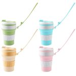 350ml Foldable Travel Silicone Cup