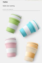 350ml Foldable Travel Silicone Cup