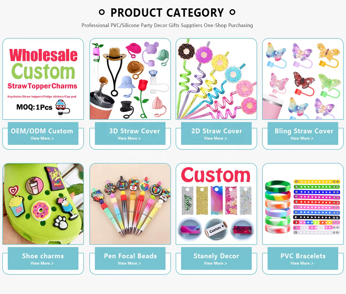 Gradient Glitter Silicone Cup Cover