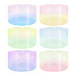 Jelly Gradient Glitter Silicone Cup Cover