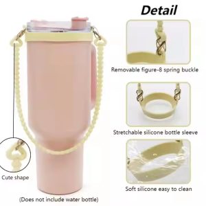 8-40OZ Bottle Water Bottle Sling Strap Cup Accessories