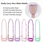 8-40OZ Bottle Water Bottle Sling Strap Cup Accessories