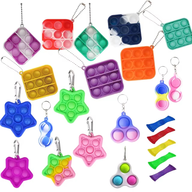 Rainbow Stress Relief Hand Toys 