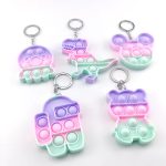 min push bubble key chain