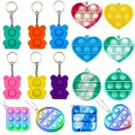min push bubble key chain