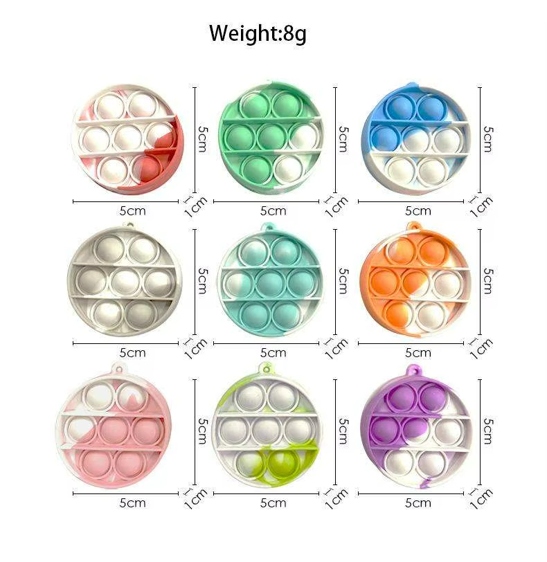 Rainbow Stress Relief Hand Toys 