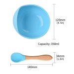 silicone baby feeding bowl set