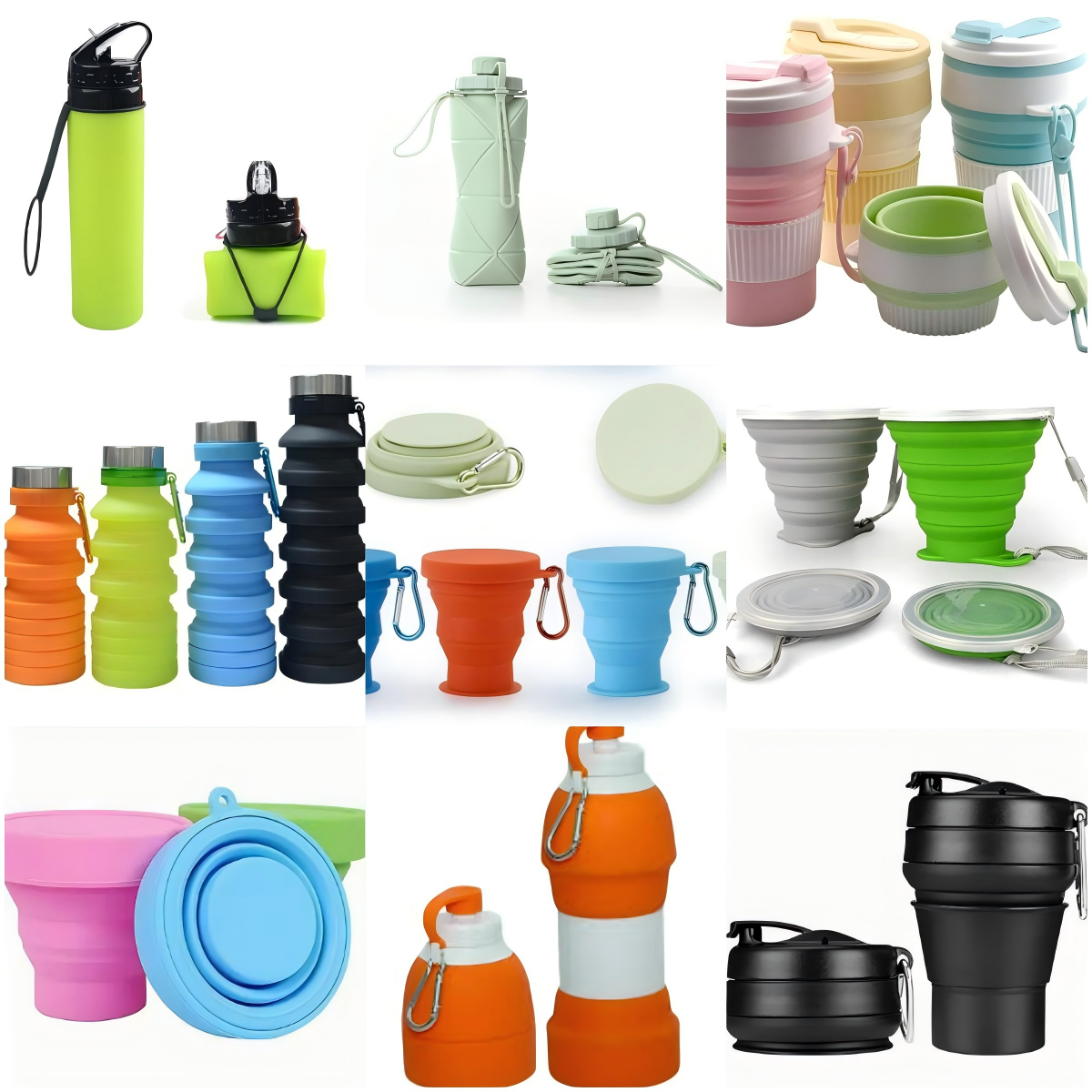 silicone folding bottles